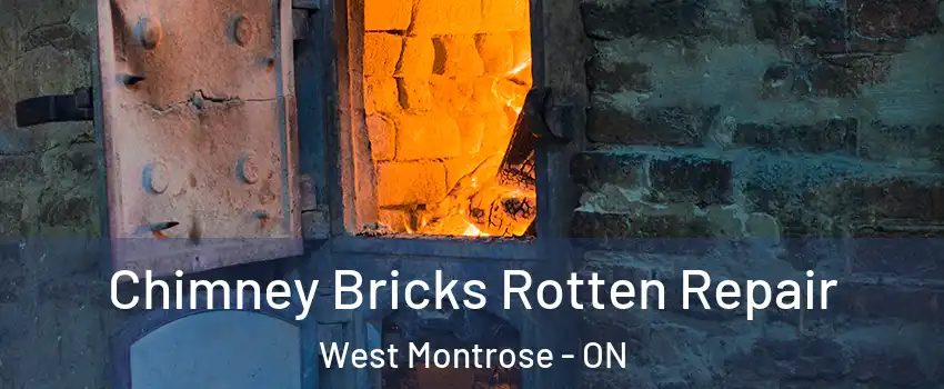 Chimney Bricks Rotten Repair West Montrose - ON