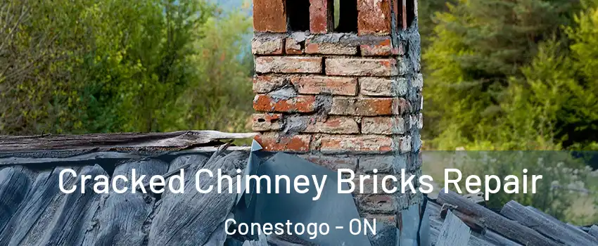 Cracked Chimney Bricks Repair Conestogo - ON