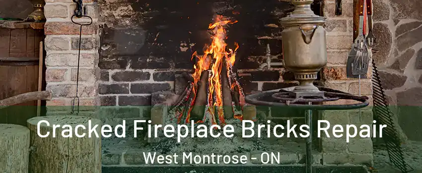 Cracked Fireplace Bricks Repair West Montrose - ON