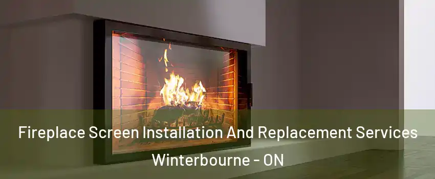 Fireplace Screen Installation And Replacement Services Winterbourne - ON