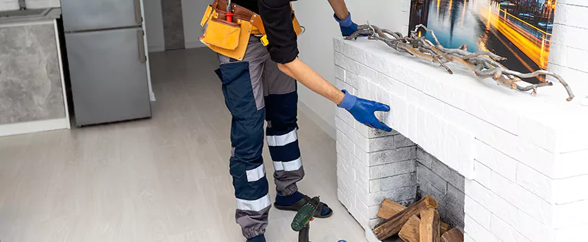 Outdoor Fireplace Restoration in Woolwich, Ontario