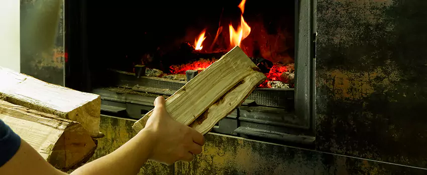 Wood Stove Heat Resistant Wall Repair in Woolwich, Ontario