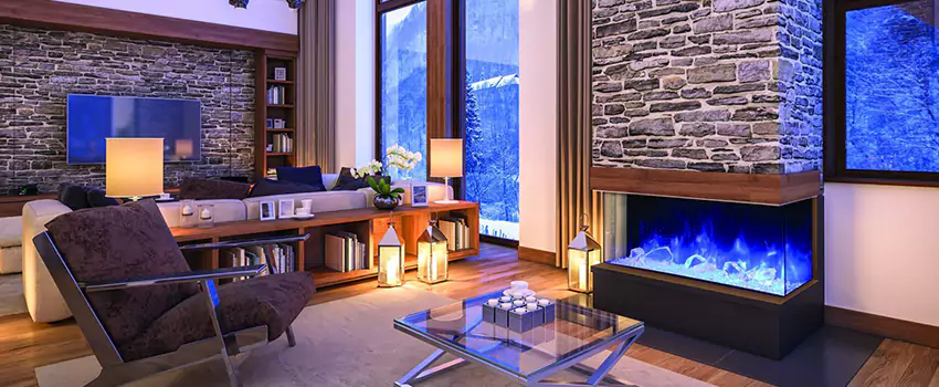 Dynamic Flame Color Fireplace Installation in Woolwich, ON