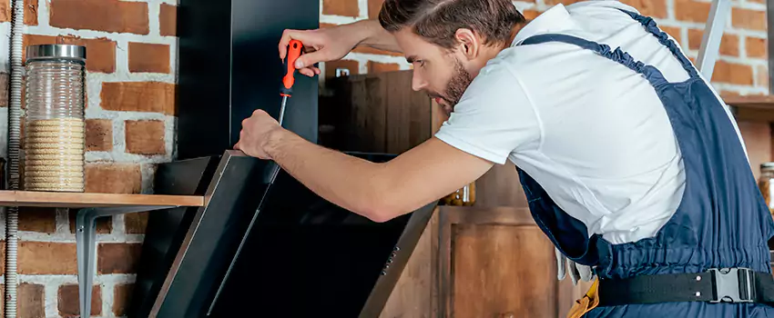 Old Rusted Metal Fireplace Repair And Replacement in Woolwich, ON