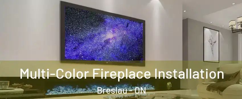 Multi-Color Fireplace Installation Breslau - ON