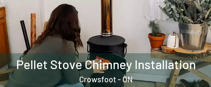 Pellet Stove Chimney Installation Crowsfoot - ON
