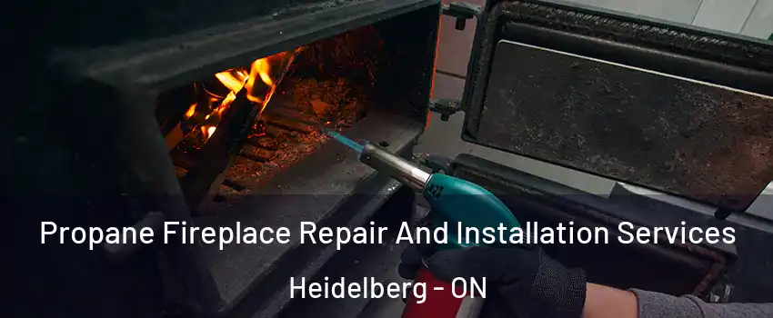 Propane Fireplace Repair And Installation Services Heidelberg - ON